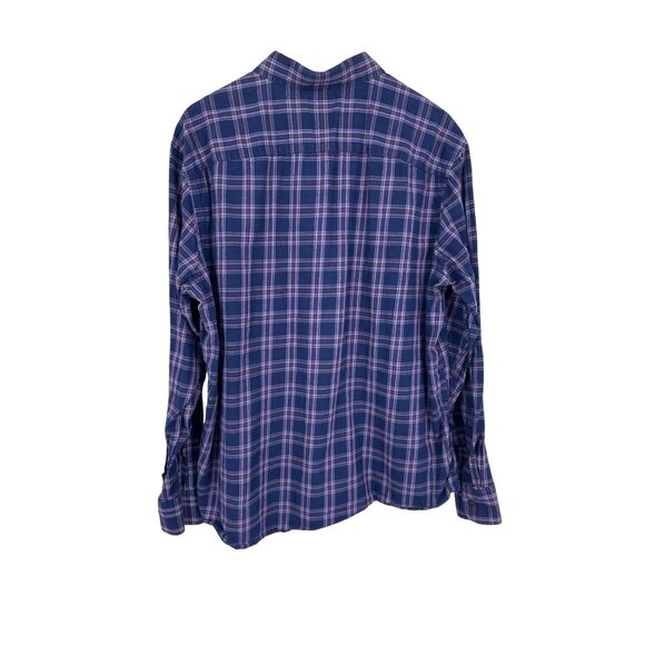 Untuckit Mens Plaid Button-Down Long Sleeve Casual Fit Shirt Size XXL - Picture 5 of 9